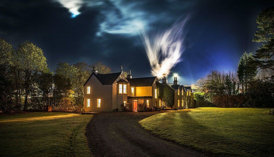 Spean Lodge by night