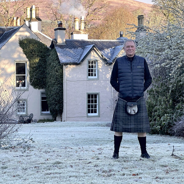 Paul Hackett, Lodge Host, in the grounds of Spean Lodge